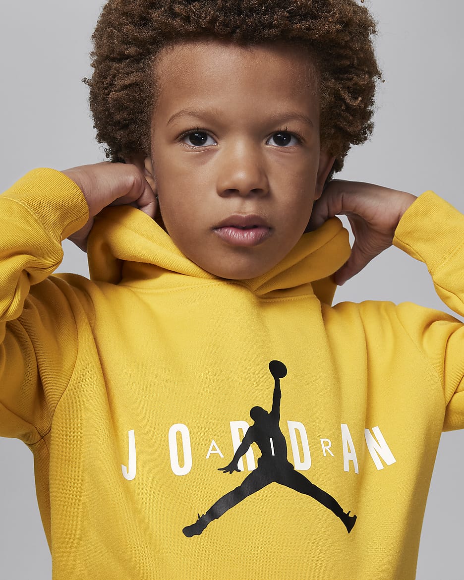 Jordan Little Kids Sustainable Pullover Hoodie. Nike